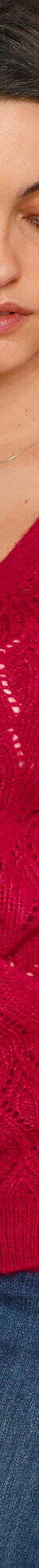 Gilet cache-coeur, maille fantaisie toucher doux (framboise) Gilet cache-coeur, maille fantaisie toucher doux (framboise)